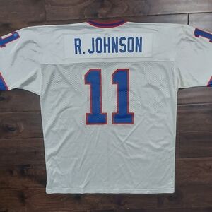 Vintage  Buffalo Bills NFL Rob Johnson #11 Football Blue Mens Jersey Champion L